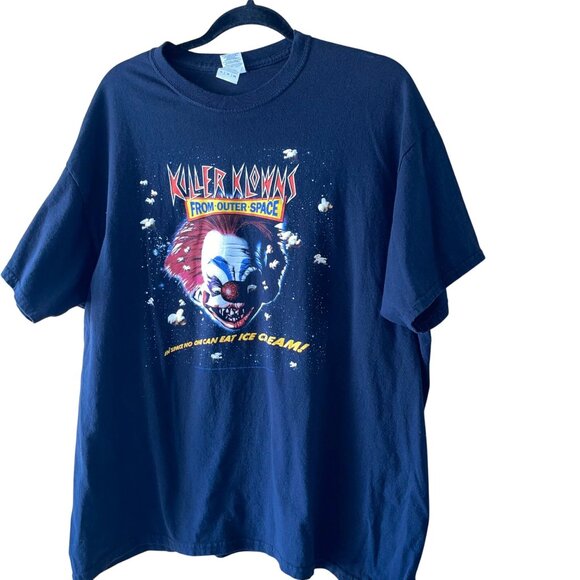 Killer Klowns Vintage Mens T-Shirt Size XL Black 2008 Crew Neck Pure Cotton Tee - Picture 8 of 10